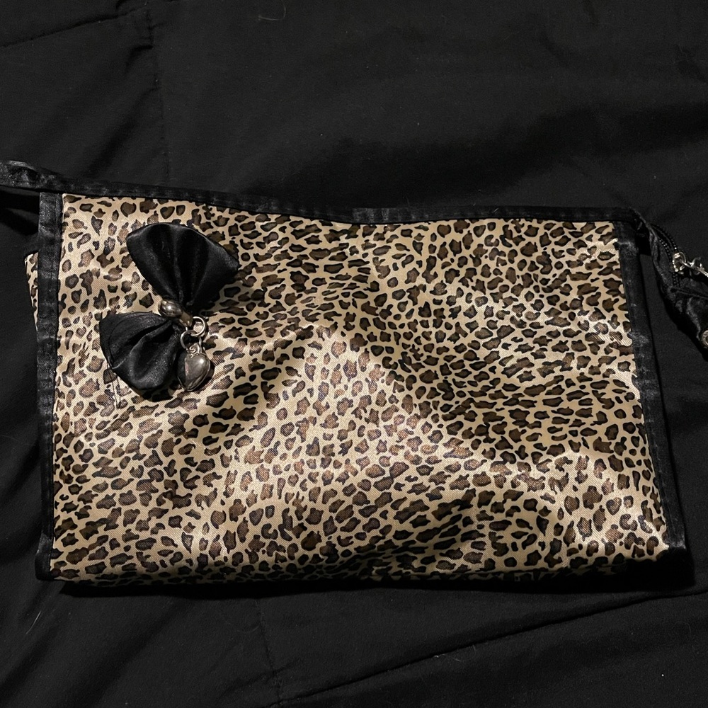 Cheetah Print Makeup Bags